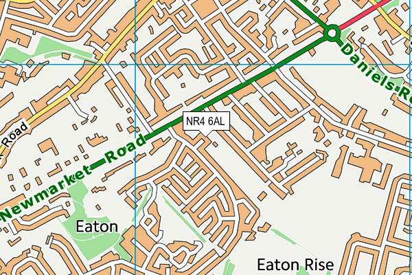 NR4 6AL map - OS VectorMap District (Ordnance Survey) NR4 6AL map - OS VectorMap District (Ordnance Survey)