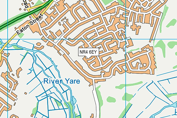 NR4 6EY map - OS VectorMap District (Ordnance Survey) NR4 6EY map - OS VectorMap District (Ordnance Survey)