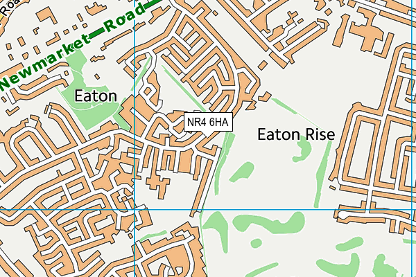 NR4 6HA map - OS VectorMap District (Ordnance Survey) NR4 6HA map - OS VectorMap District (Ordnance Survey)