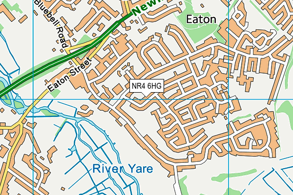 NR4 6HG map - OS VectorMap District (Ordnance Survey)