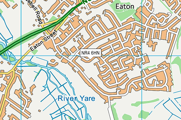 NR4 6HN map - OS VectorMap District (Ordnance Survey) NR4 6HN map - OS VectorMap District (Ordnance Survey)