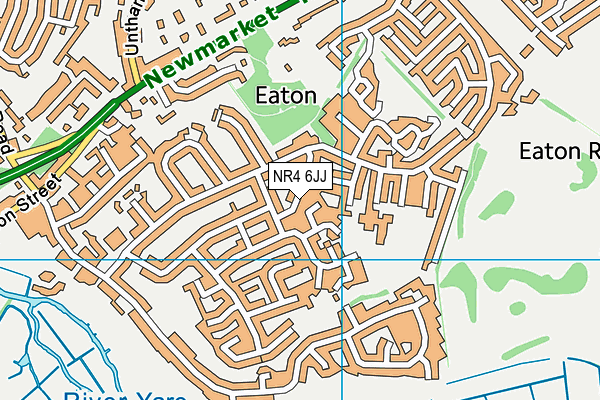 NR4 6JJ map - OS VectorMap District (Ordnance Survey)