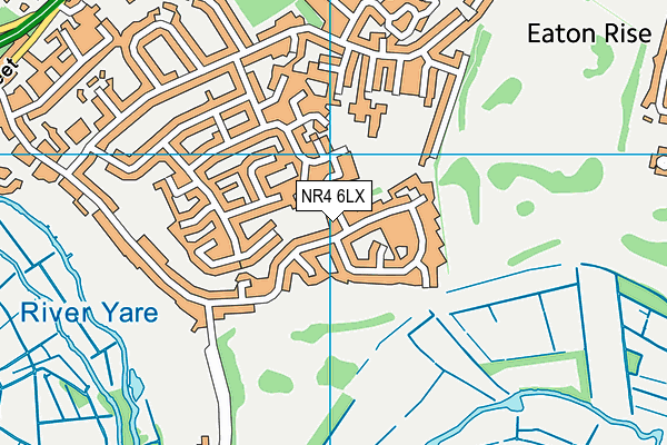 NR4 6LX map - OS VectorMap District (Ordnance Survey) NR4 6LX map - OS VectorMap District (Ordnance Survey)