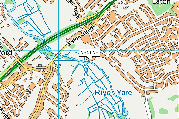 NR4 6NH map - OS VectorMap District (Ordnance Survey) NR4 6NH map - OS VectorMap District (Ordnance Survey)