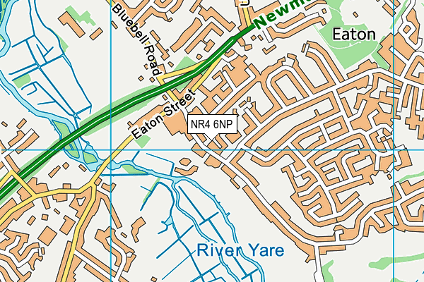 NR4 6NP map - OS VectorMap District (Ordnance Survey)