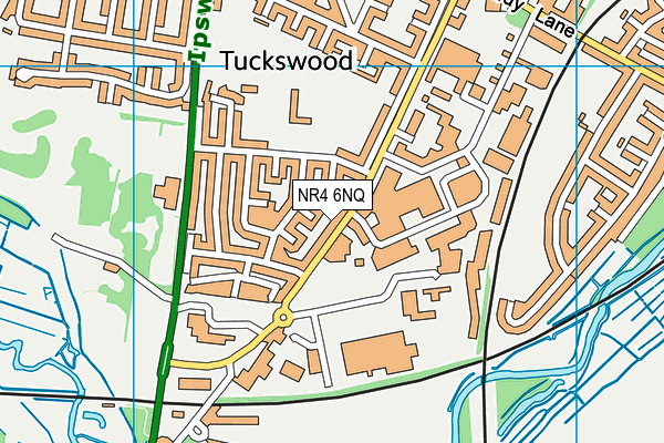 NR4 6NQ map - OS VectorMap District (Ordnance Survey)