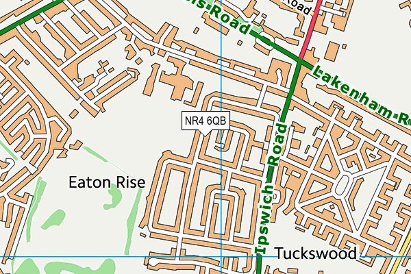 NR4 6QB map - OS VectorMap District (Ordnance Survey) NR4 6QB map - OS VectorMap District (Ordnance Survey)