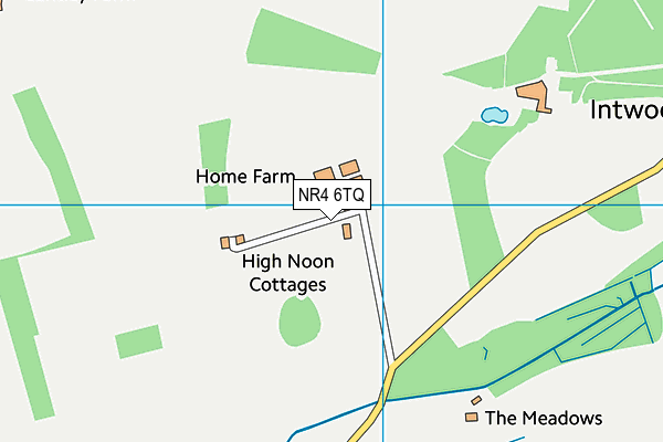 NR4 6TQ map - OS VectorMap District (Ordnance Survey)