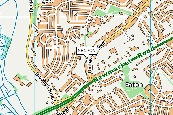 NR4 7QN map - OS VectorMap District (Ordnance Survey)