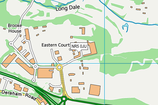 NR5 0JU map - OS VectorMap District (Ordnance Survey) NR5 0JU map - OS VectorMap District (Ordnance Survey)