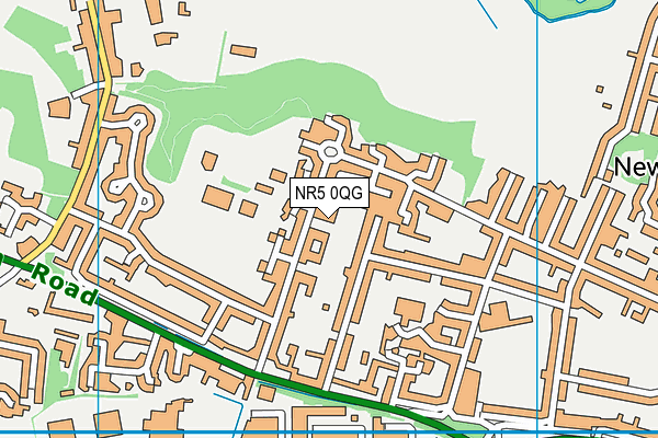 NR5 0QG map - OS VectorMap District (Ordnance Survey) NR5 0QG map - OS VectorMap District (Ordnance Survey)