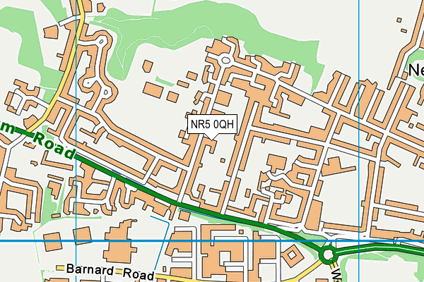 NR5 0QH map - OS VectorMap District (Ordnance Survey) NR5 0QH map - OS VectorMap District (Ordnance Survey)
