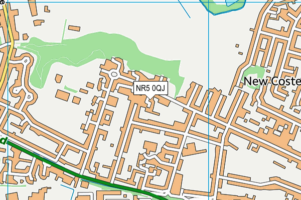 NR5 0QJ map - OS VectorMap District (Ordnance Survey) NR5 0QJ map - OS VectorMap District (Ordnance Survey)