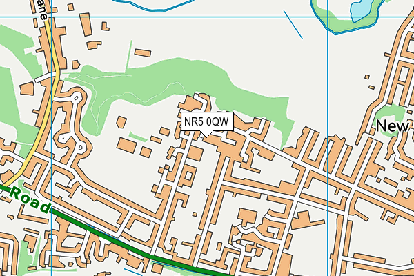 NR5 0QW map - OS VectorMap District (Ordnance Survey) NR5 0QW map - OS VectorMap District (Ordnance Survey)
