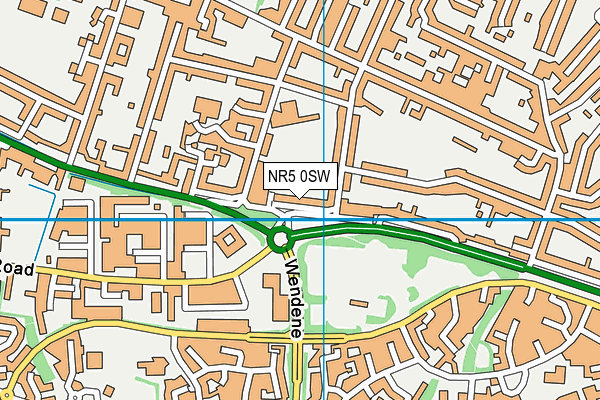 NR5 0SW map - OS VectorMap District (Ordnance Survey) NR5 0SW map - OS VectorMap District (Ordnance Survey)