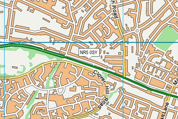 NR5 0SY map - OS VectorMap District (Ordnance Survey) NR5 0SY map - OS VectorMap District (Ordnance Survey)