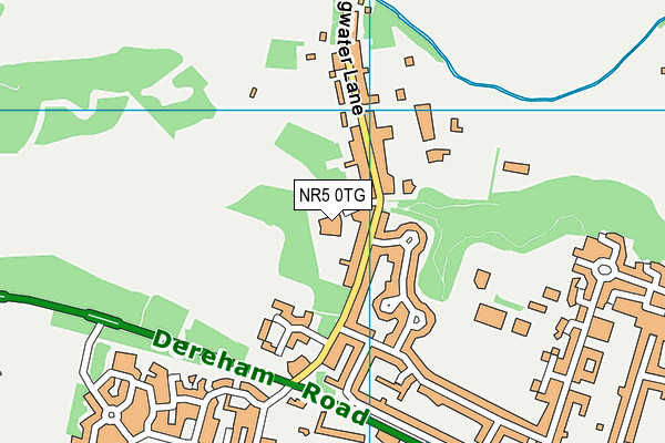 NR5 0TG map - OS VectorMap District (Ordnance Survey) NR5 0TG map - OS VectorMap District (Ordnance Survey)