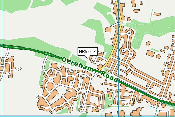 NR5 0TZ map - OS VectorMap District (Ordnance Survey) NR5 0TZ map - OS VectorMap District (Ordnance Survey)