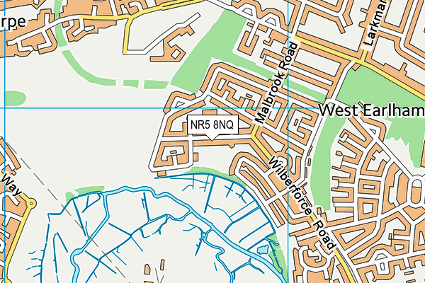 NR5 8NQ map - OS VectorMap District (Ordnance Survey) NR5 8NQ map - OS VectorMap District (Ordnance Survey)
