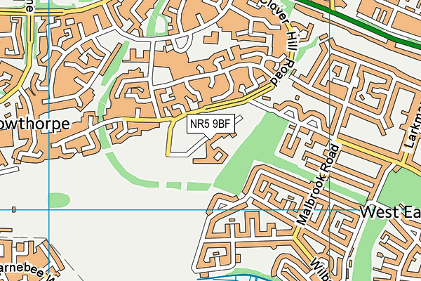 NR5 9BF map - OS VectorMap District (Ordnance Survey) NR5 9BF map - OS VectorMap District (Ordnance Survey)
