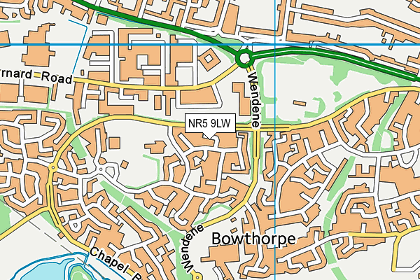NR5 9LW map - OS VectorMap District (Ordnance Survey) NR5 9LW map - OS VectorMap District (Ordnance Survey)
