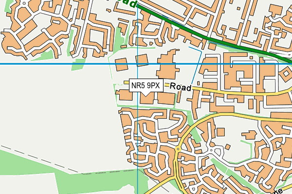 NR5 9PX map - OS VectorMap District (Ordnance Survey) NR5 9PX map - OS VectorMap District (Ordnance Survey)