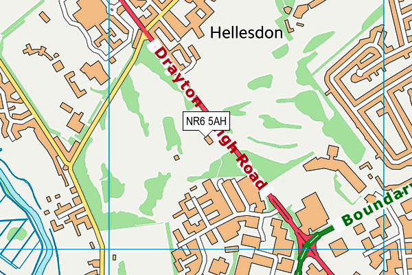 NR6 5AH map - OS VectorMap District (Ordnance Survey) NR6 5AH map - OS VectorMap District (Ordnance Survey)