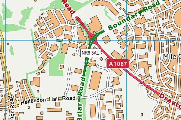NR6 5AL map - OS VectorMap District (Ordnance Survey) NR6 5AL map - OS VectorMap District (Ordnance Survey)