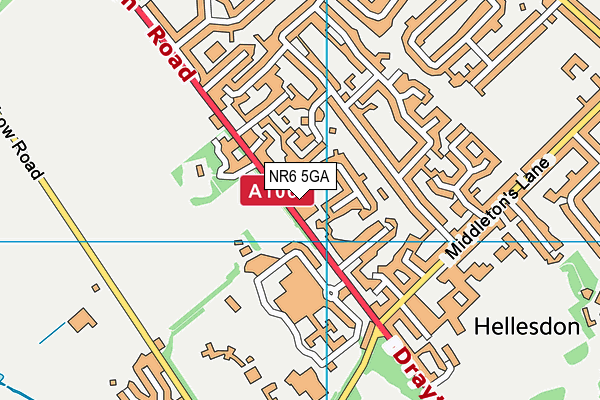 NR6 5GA map - OS VectorMap District (Ordnance Survey) NR6 5GA map - OS VectorMap District (Ordnance Survey)