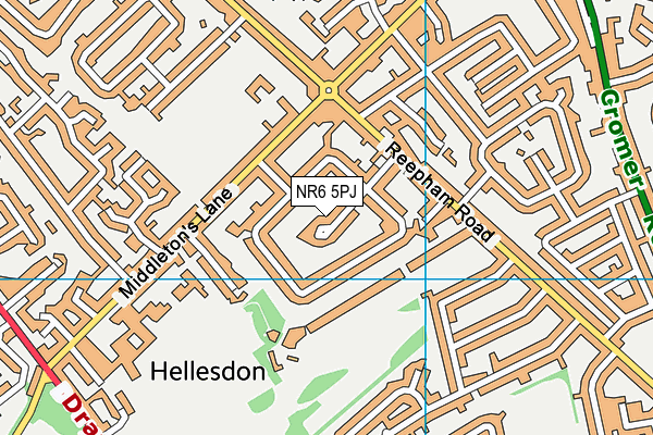 NR6 5PJ map - OS VectorMap District (Ordnance Survey) NR6 5PJ map - OS VectorMap District (Ordnance Survey)