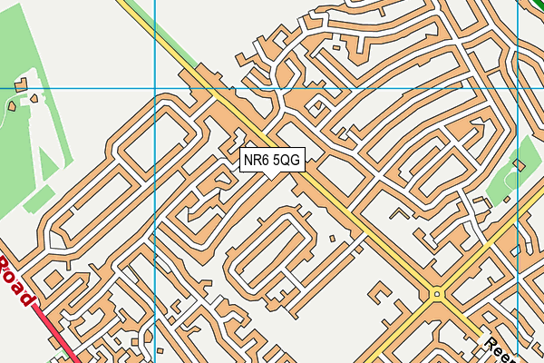 NR6 5QG map - OS VectorMap District (Ordnance Survey) NR6 5QG map - OS VectorMap District (Ordnance Survey)