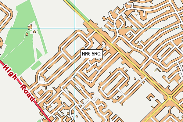 NR6 5RQ map - OS VectorMap District (Ordnance Survey) NR6 5RQ map - OS VectorMap District (Ordnance Survey)