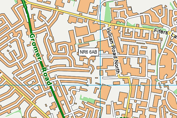 NR6 6AB map - OS VectorMap District (Ordnance Survey) NR6 6AB map - OS VectorMap District (Ordnance Survey)