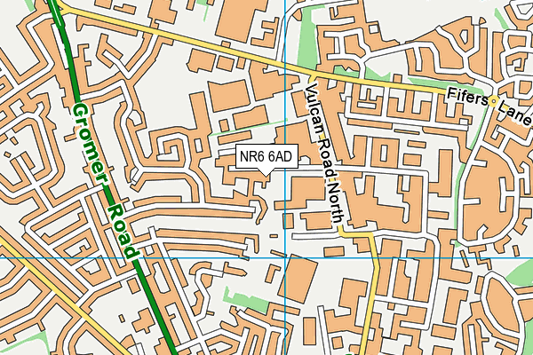 NR6 6AD map - OS VectorMap District (Ordnance Survey) NR6 6AD map - OS VectorMap District (Ordnance Survey)