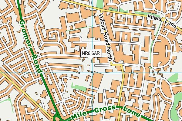 NR6 6AR map - OS VectorMap District (Ordnance Survey) NR6 6AR map - OS VectorMap District (Ordnance Survey)
