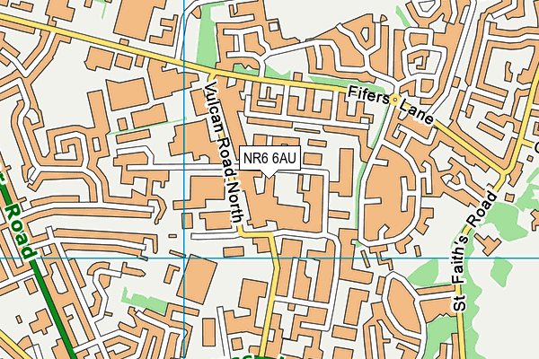 NR6 6AU map - OS VectorMap District (Ordnance Survey) NR6 6AU map - OS VectorMap District (Ordnance Survey)
