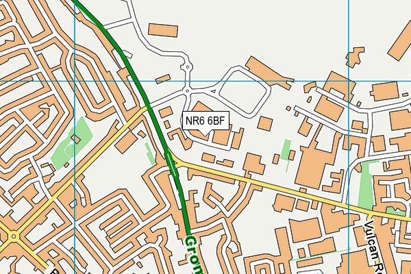 NR6 6BF map - OS VectorMap District (Ordnance Survey) NR6 6BF map - OS VectorMap District (Ordnance Survey)