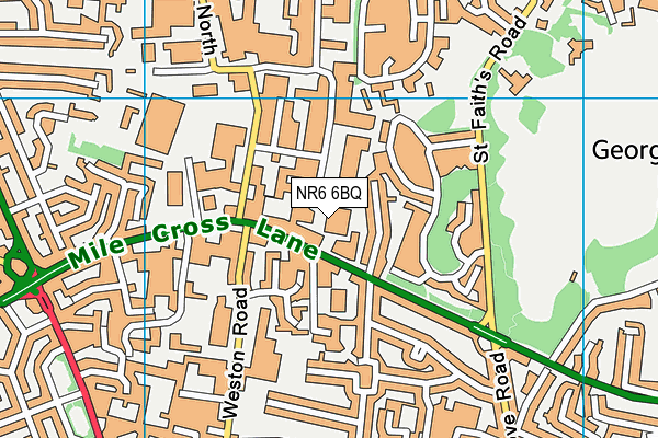 NR6 6BQ map - OS VectorMap District (Ordnance Survey) NR6 6BQ map - OS VectorMap District (Ordnance Survey)