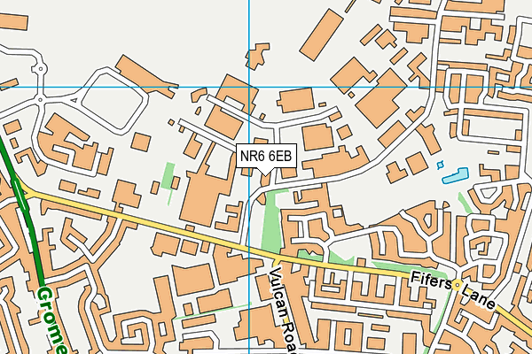 NR6 6EB map - OS VectorMap District (Ordnance Survey) NR6 6EB map - OS VectorMap District (Ordnance Survey)