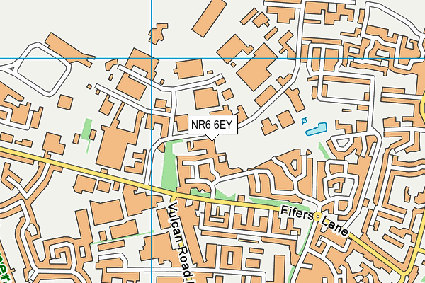 NR6 6EY map - OS VectorMap District (Ordnance Survey) NR6 6EY map - OS VectorMap District (Ordnance Survey)
