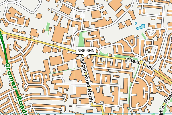 NR6 6HN map - OS VectorMap District (Ordnance Survey) NR6 6HN map - OS VectorMap District (Ordnance Survey)