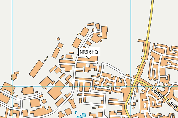 NR6 6HQ map - OS VectorMap District (Ordnance Survey) NR6 6HQ map - OS VectorMap District (Ordnance Survey)