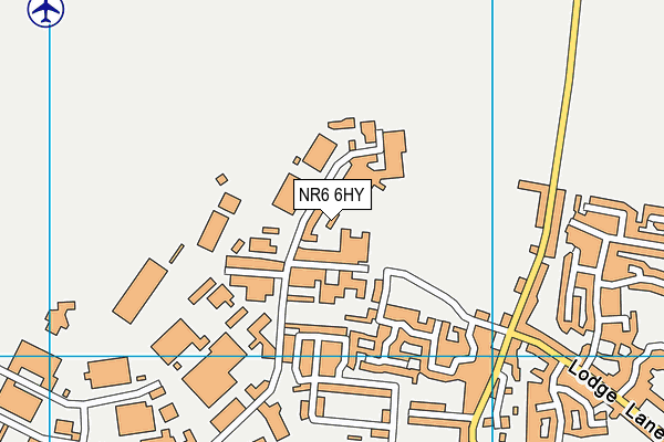 NR6 6HY map - OS VectorMap District (Ordnance Survey) NR6 6HY map - OS VectorMap District (Ordnance Survey)