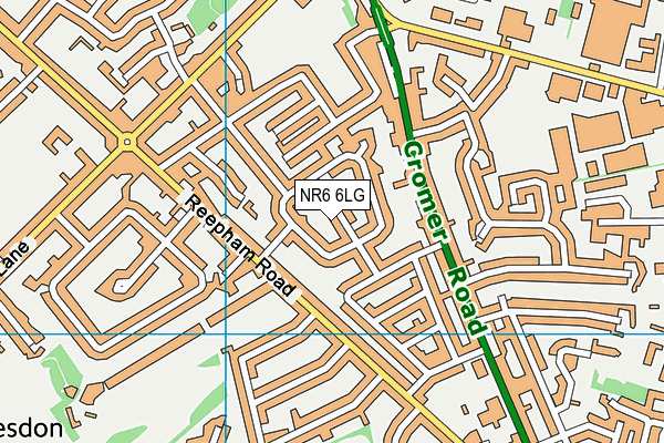 NR6 6LG map - OS VectorMap District (Ordnance Survey) NR6 6LG map - OS VectorMap District (Ordnance Survey)