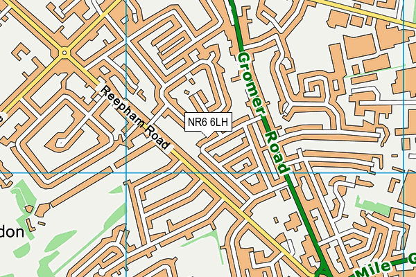 NR6 6LH map - OS VectorMap District (Ordnance Survey) NR6 6LH map - OS VectorMap District (Ordnance Survey)
