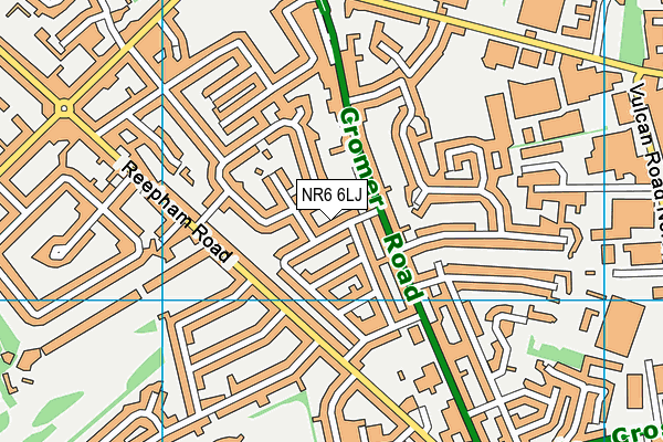 NR6 6LJ map - OS VectorMap District (Ordnance Survey) NR6 6LJ map - OS VectorMap District (Ordnance Survey)