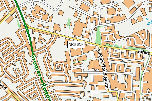 NR6 6NF map - OS VectorMap District (Ordnance Survey) NR6 6NF map - OS VectorMap District (Ordnance Survey)