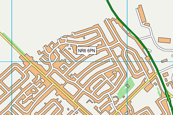 NR6 6PN map - OS VectorMap District (Ordnance Survey) NR6 6PN map - OS VectorMap District (Ordnance Survey)