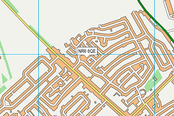 NR6 6QE map - OS VectorMap District (Ordnance Survey) NR6 6QE map - OS VectorMap District (Ordnance Survey)