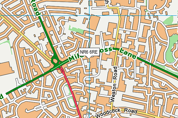 NR6 6RE map - OS VectorMap District (Ordnance Survey) NR6 6RE map - OS VectorMap District (Ordnance Survey)